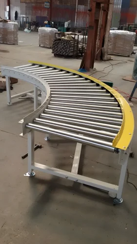 Curved Roller Conveyor System View 3